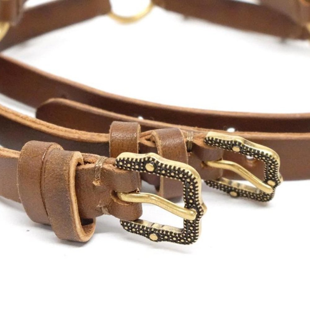 Gucci Brown x Gold Tiger Feline Head Choker 240252 - Picture 4 of 12